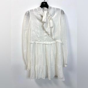 White long sleeve dress